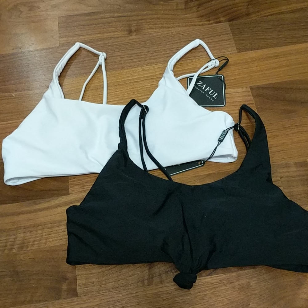 Black Bathing Suit Top